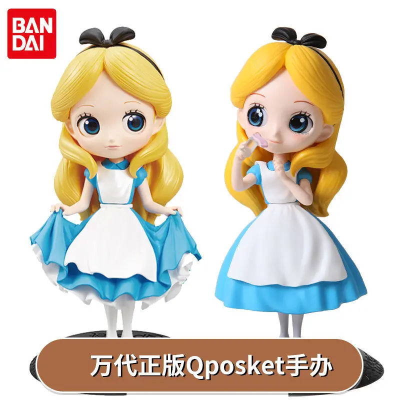 

Disney Qposket принцесса Алиса игрушка ручной работы кукла игрушка девочка торт украшения стол декоративная модель подарок замороженная королев...