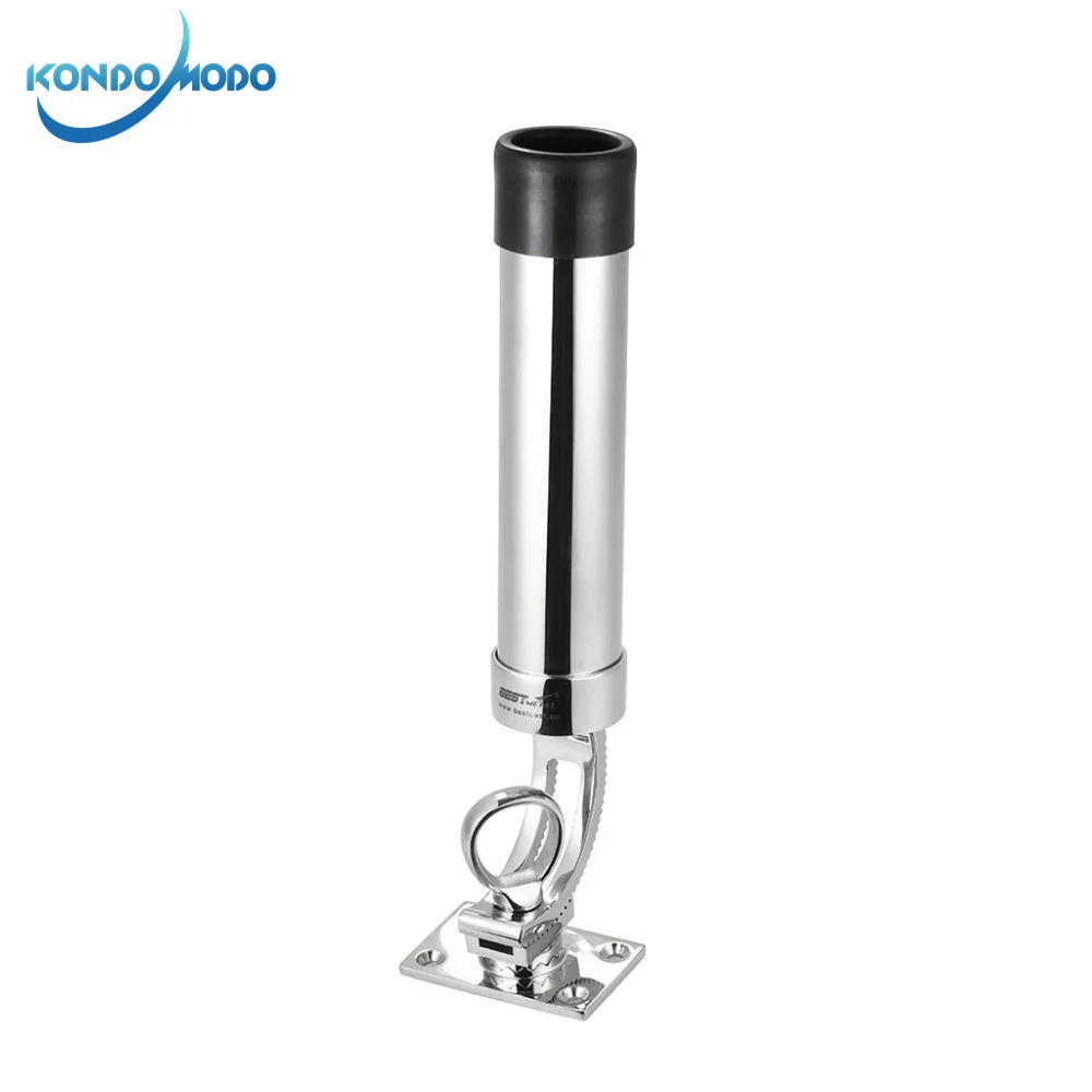 

Marine Fishing Rod Rack Holder Stainless Steel 316 Adjustable Removable Deck Mount Fishing Tackle Support Boat Yacht Accessories