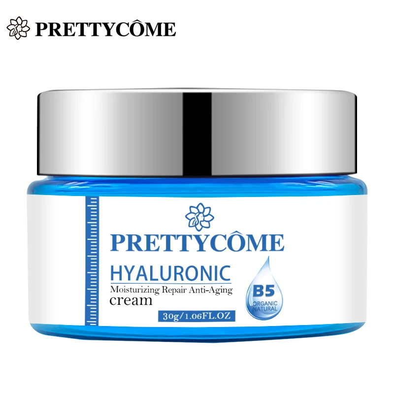 

PRETTYCOME Face Cream Hyaluronic Acid Deep Hydration Moisturizing Anti-aging Anti-wrinkle Lmprove Dehydrated Skin Face Care