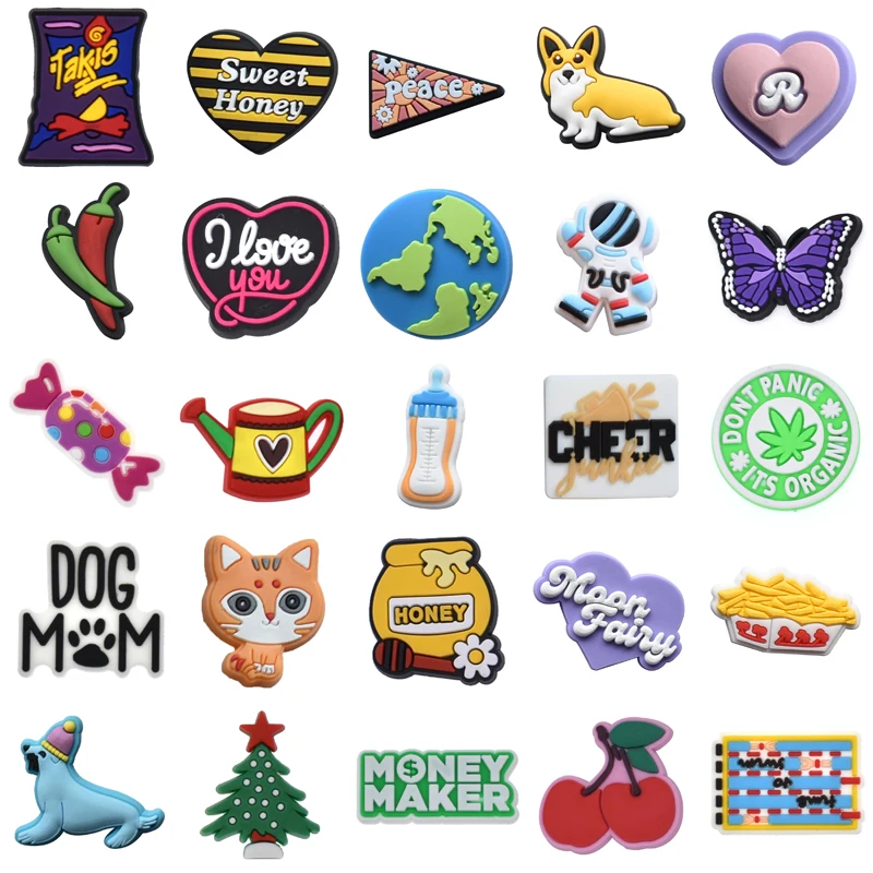 

Set Jeans Kids Women Charm Decorations for Crocs Men Girl Boy Gifts Shoes Accessories Para Pins Shoe Charms Wholesale Bulk Packs