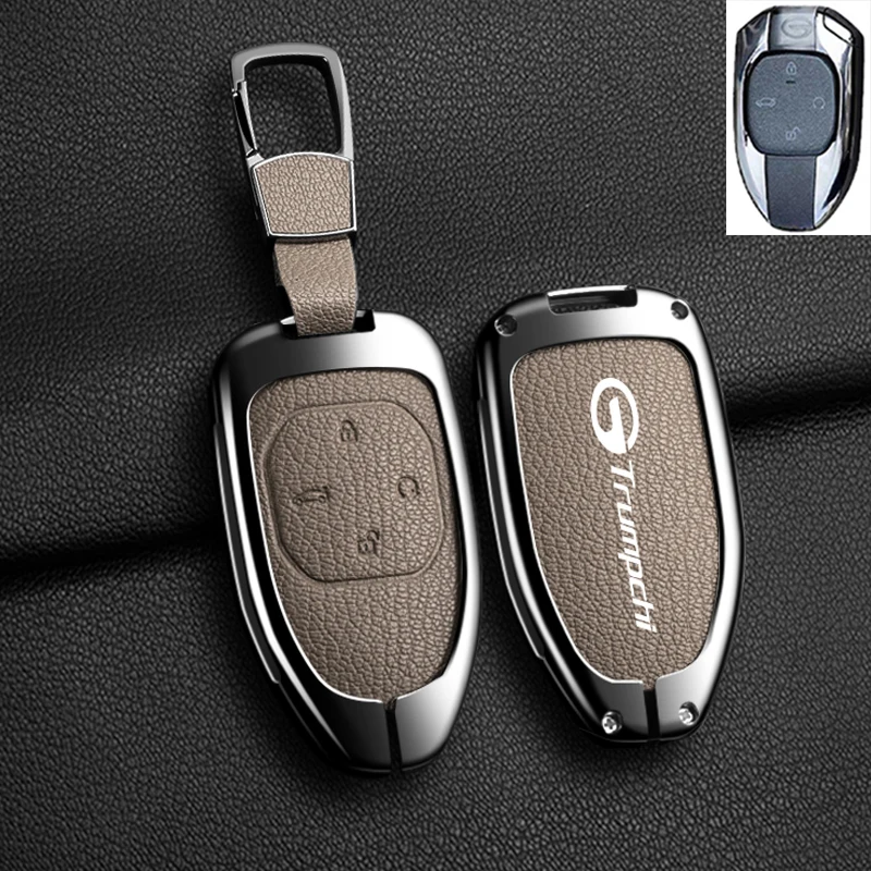 

Новый кожаный чехол для автомобильного ключа для GAC New Energy Trumpchi Empow J11 J12 J13 J14 J15 J16 GS8 Брелок-брелок Аксессуары