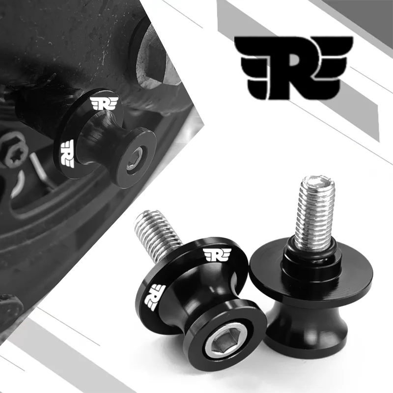 

For Royal Enfield Bullet/Meteor/Classic 350 500 Interceptor 650 Continental GT 535 Himalayan Swingarm Spools Sliders Stand Screw