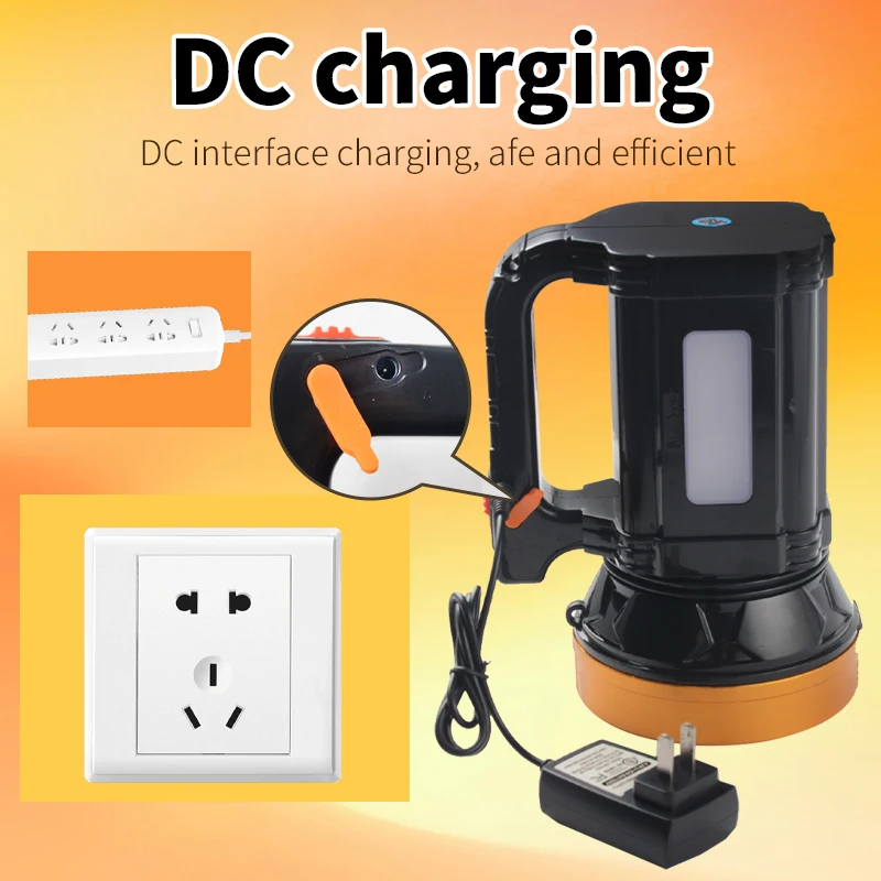 Внешний водонепроницаемый охотничий прожектор перезаряжаемый портативный