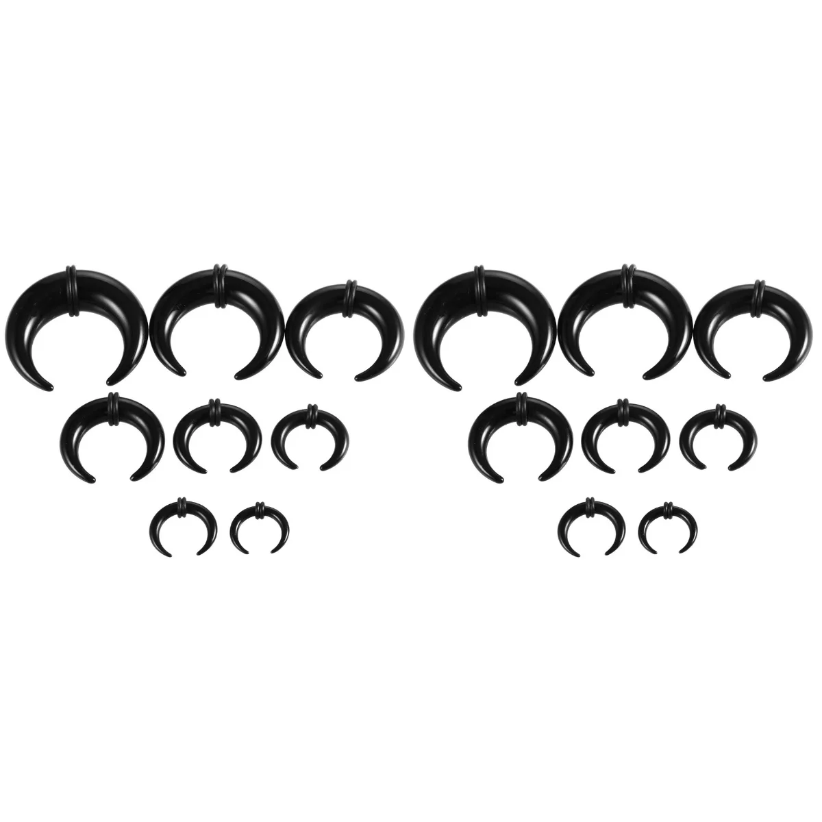 

Ear Kit Earrings Septum Auricle Ring Nose Stretchinggauge Tank Hoop Propane Auricles Shaped Stretcher Hinged U Set Acrylic