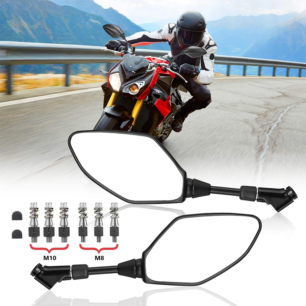 Боковое зеркало заднего вида для мотоцикла подходит YAMAHA MT-01 MT-03 MT-07 MT-09 MT-10 MT01 MT03 660