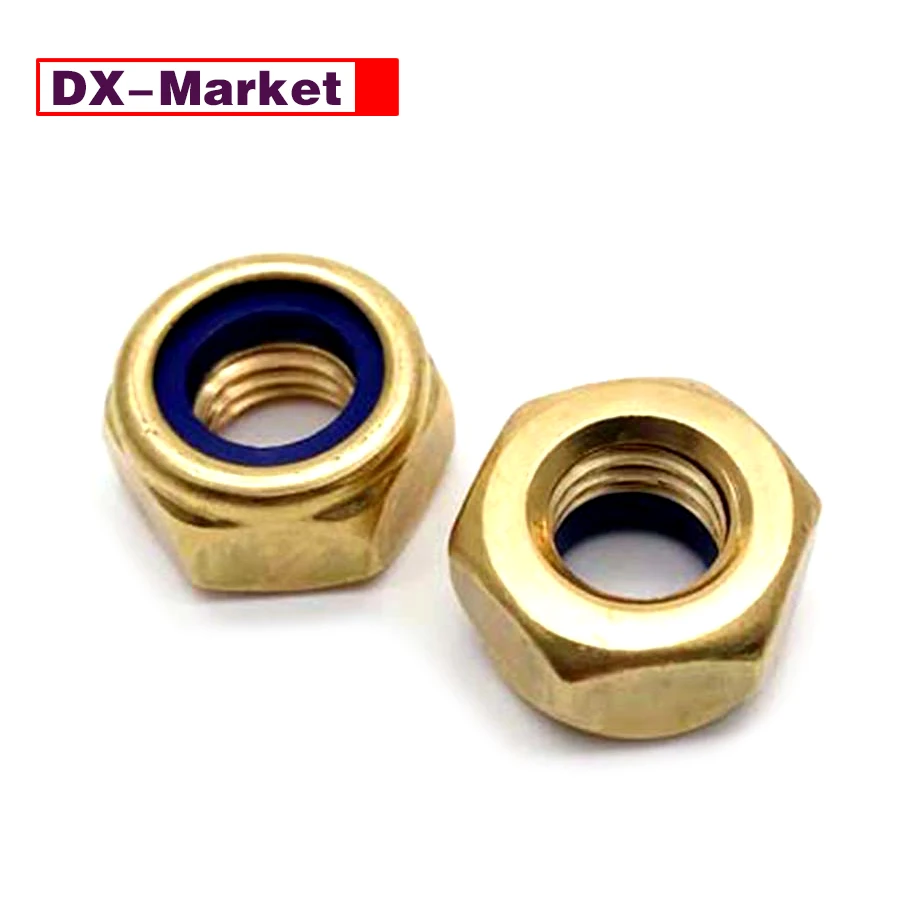 

M4 Brass Nylon Lock Nut ,Self Lock Fasteners ,B018