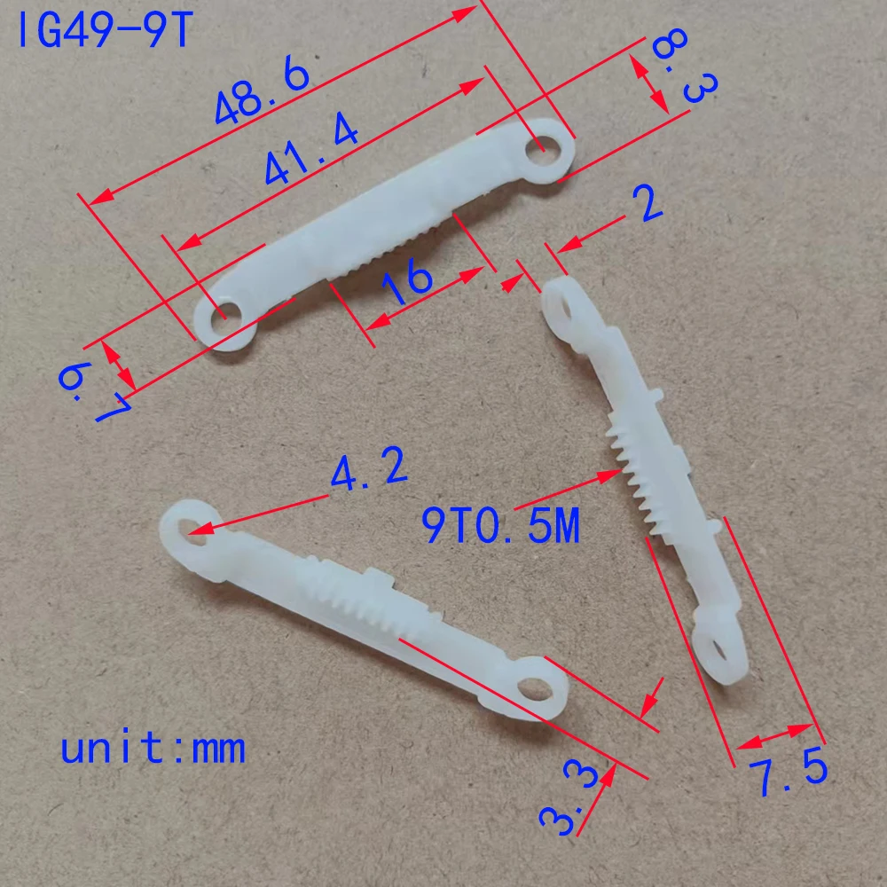 10/100 шт. 9 зубьев 49 мм