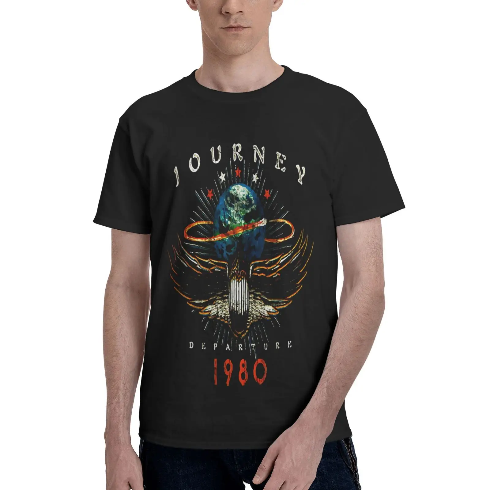 

Journey Departures Album Tour 1980 Band 2796 T Shirt Vintage Men Clothing Shirt Tshirt Oversize T-Shirts Tops Graphic T Shirts