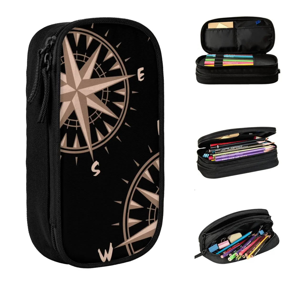 Cases Classic Pen Holder Bags For Student Big Capacity Students School Cosmetic Pencilcases