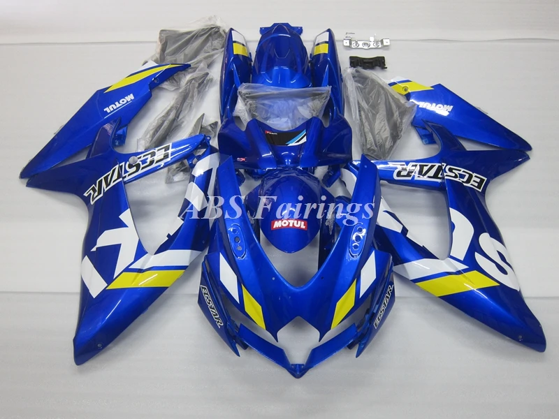 

4Gifts Injection New ABS Fairing kit For SUZUKI 2010 2009 2008 GSXR600 K8 GSX R750 GSX R600 08 09 10 Fairings Set Custom Blue