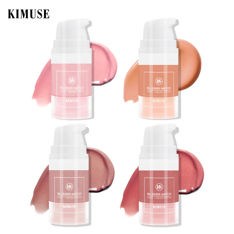 

Liquid Blush Facial Contour Pigment Lasting Natural Brightens Skin Tone Waterproof Lasting Liquid Blush Face Makeup TSLM2
