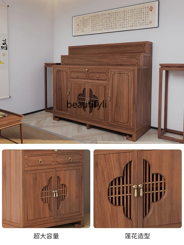 Новый китайский черный орех из массива дерева домашний тибетский стиль