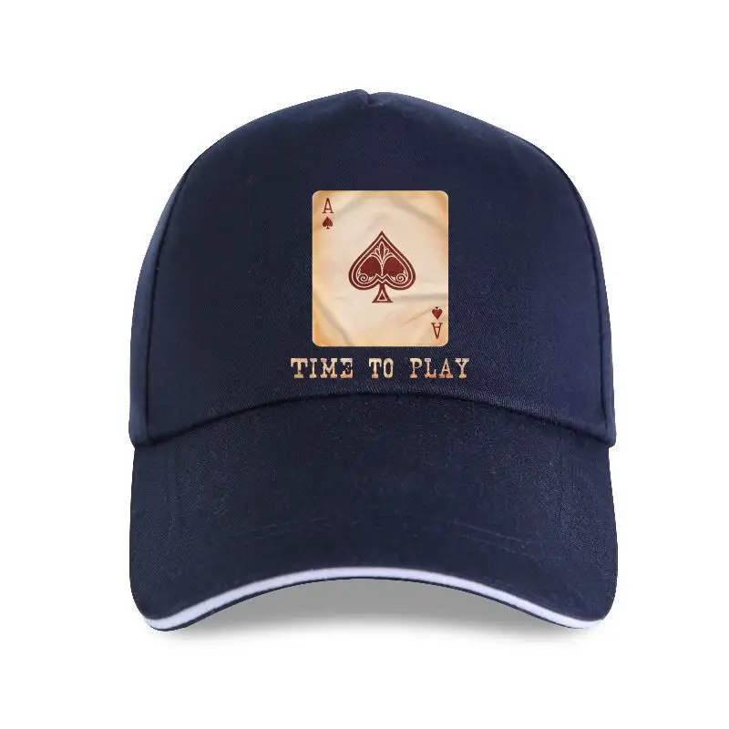 

New Ace Of Spades - Men'S Baseball cap Red For Real Players Gambling Poker Playing Card Trendy Streetwear