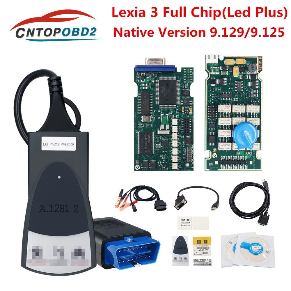 Автомобильный диагностический сканер Diagbox 9 129 Lexia 3 прибор OBD2 для Citroen/Peugeot
