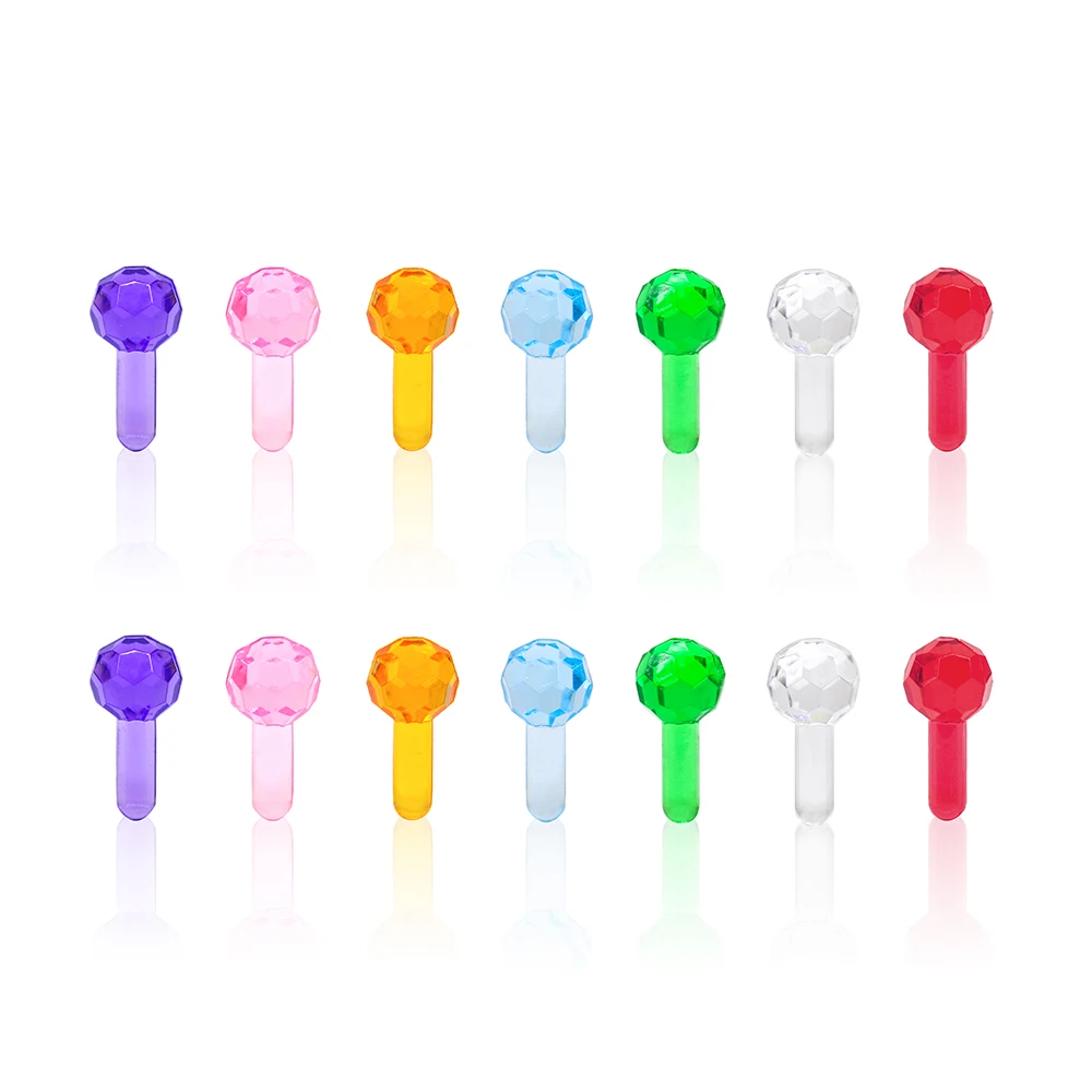 24PCS Multicolor Round Ceramic Christmas Tree Light Handmade