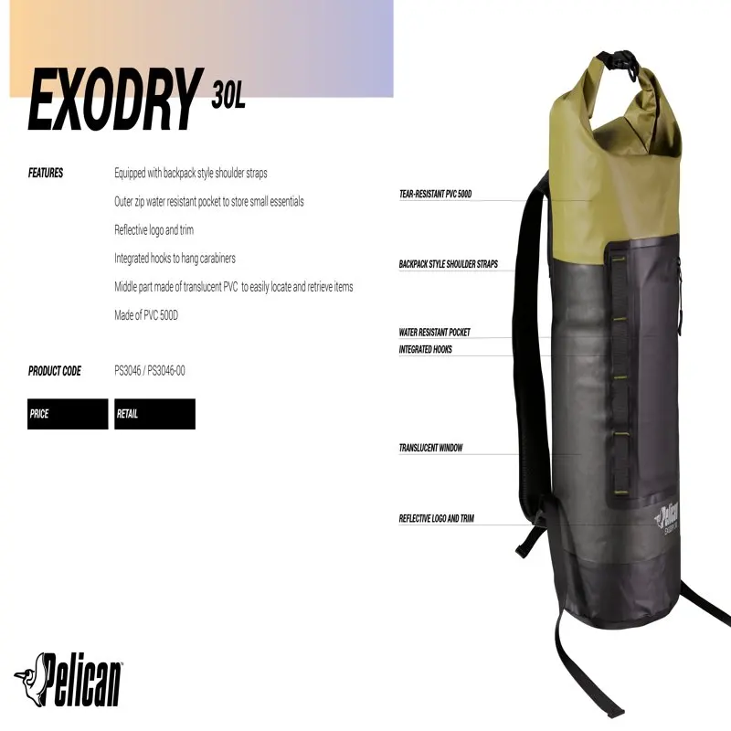 Pelican Exodry 30 Liter Dry Bag
