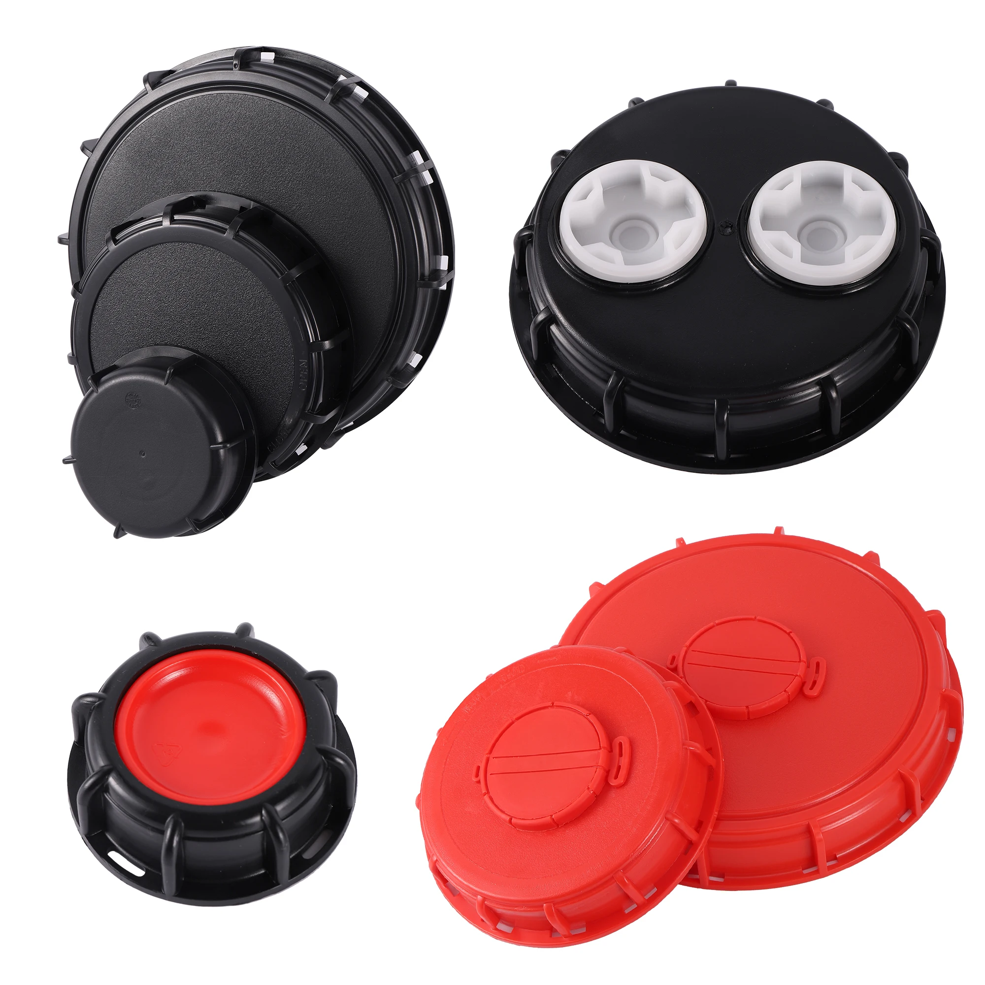 Крышка Резервуара IBC, тонна, Крышка корпуса S60 100 мм 163 мм 240 мм, грубая резьба, крышка резервуара для воды с двойным отверстием, л, пылезащитная крышка