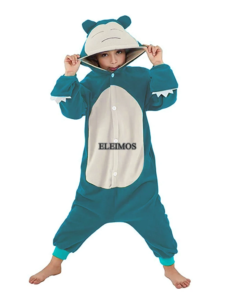 Cartoon Monster Kids Onesie Adult Women Men Kigurumis Pyjamas Animal Pajama Homewear Halloween Cosplay Party Costume XXL Plus