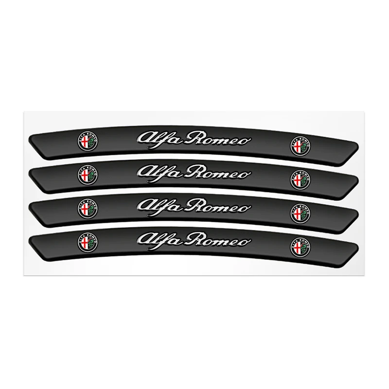 

4 шт. алюминиевые автомобильные значки на колеса, наклейки на диски, авто украшения для Alfa Romeo Giulia Giulietta 159 156 MITO Stelvio 147 Sportiva