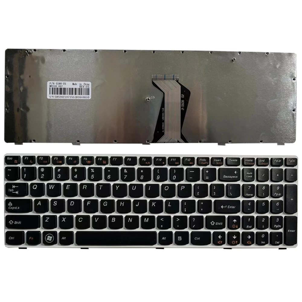New US Keyboard For Lenovo G580 Z580 Z580A G585 Z585 Laptop English Keyboard 25206659 MP-10A33US-686CW T4G8-US enlarge