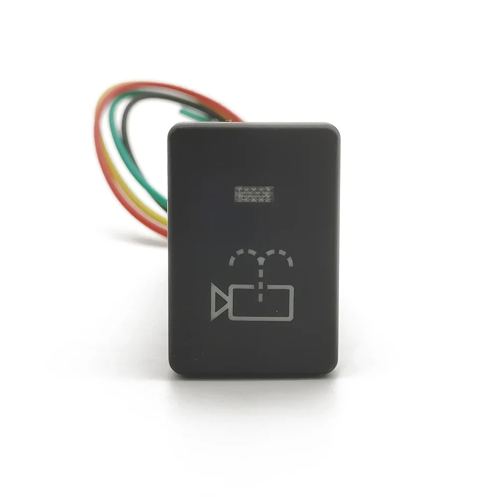 

1 шт., зеленый светодиодный светильник, кнопка переключения омывателя камеры для Toyota Camry Prius Corolla PRADO RAV4 Vios 2010 2011 2012 2013 2014