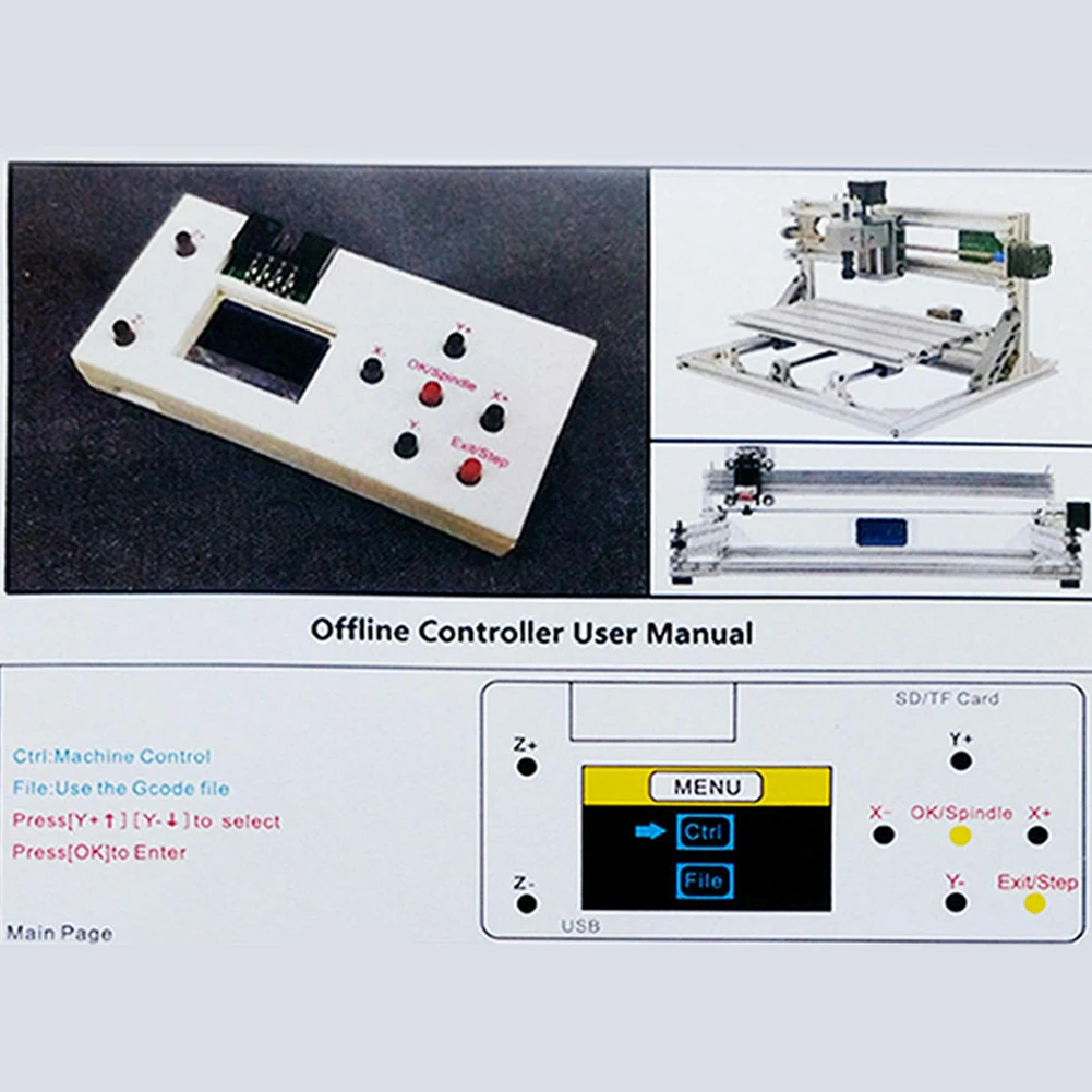 

None Offline Controller With Cable Business & Industrial Support TF Card With Cable