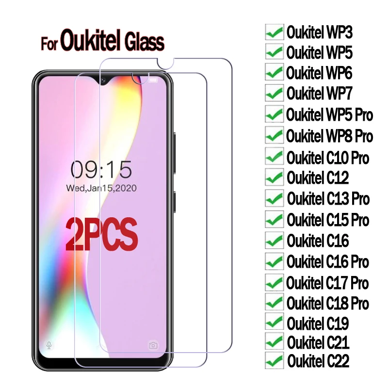 2P чехол для Oukitel C19 C21 C22 C12 C10 C13 C15 C16 C17 C18 Pro, Защитная пленка для экрана, стекло для Oukitel WP7 WP3 WP6 WP5 WP8 Pro