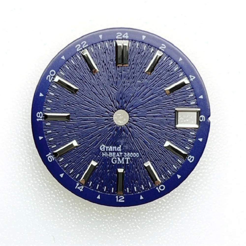 

Циферблат с шипами 28,5 мм, циферблат GMT для часов nh34 nh35 с часовым механизмом конверсионные аксессуары Date