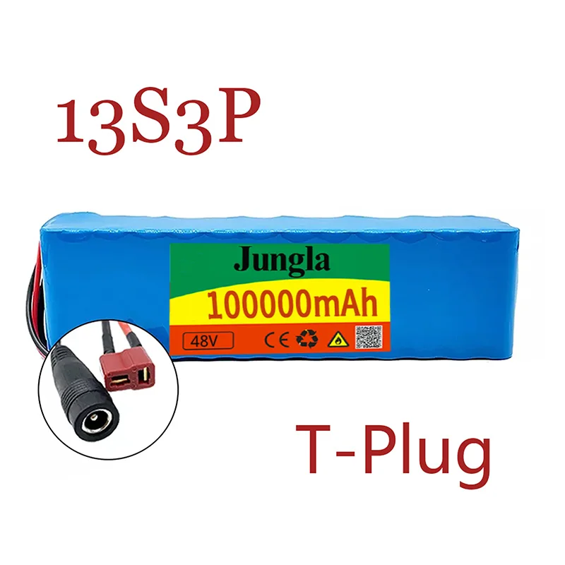 13s3p 48V 100Ah 1000W 100000mah комплект литий-ионный батарей электрический велосипед Скутер с