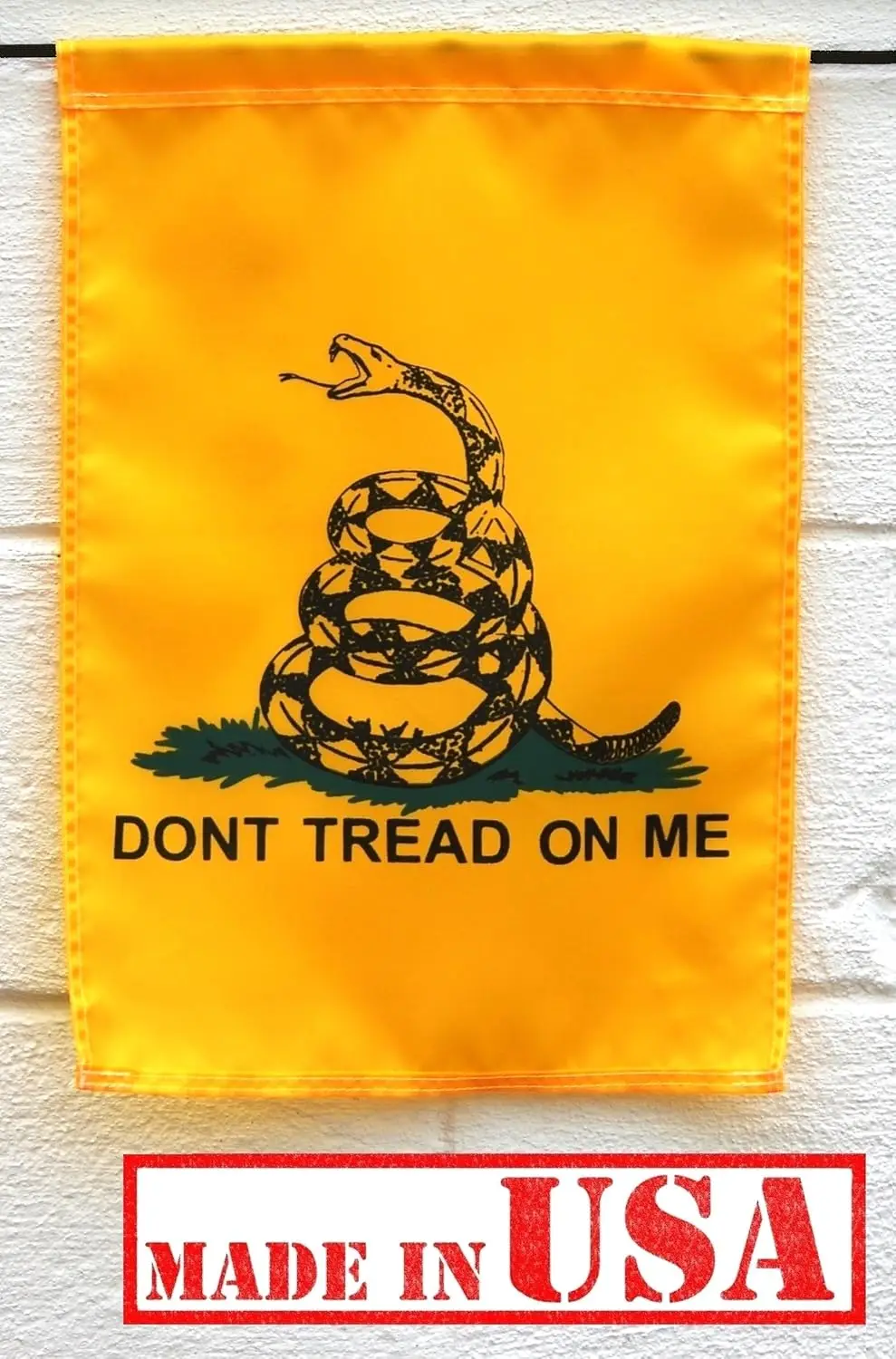 Садовый флаг 12x18 дюймов Гадсден Дон T протектор на мне флаг-открытый SolarMac