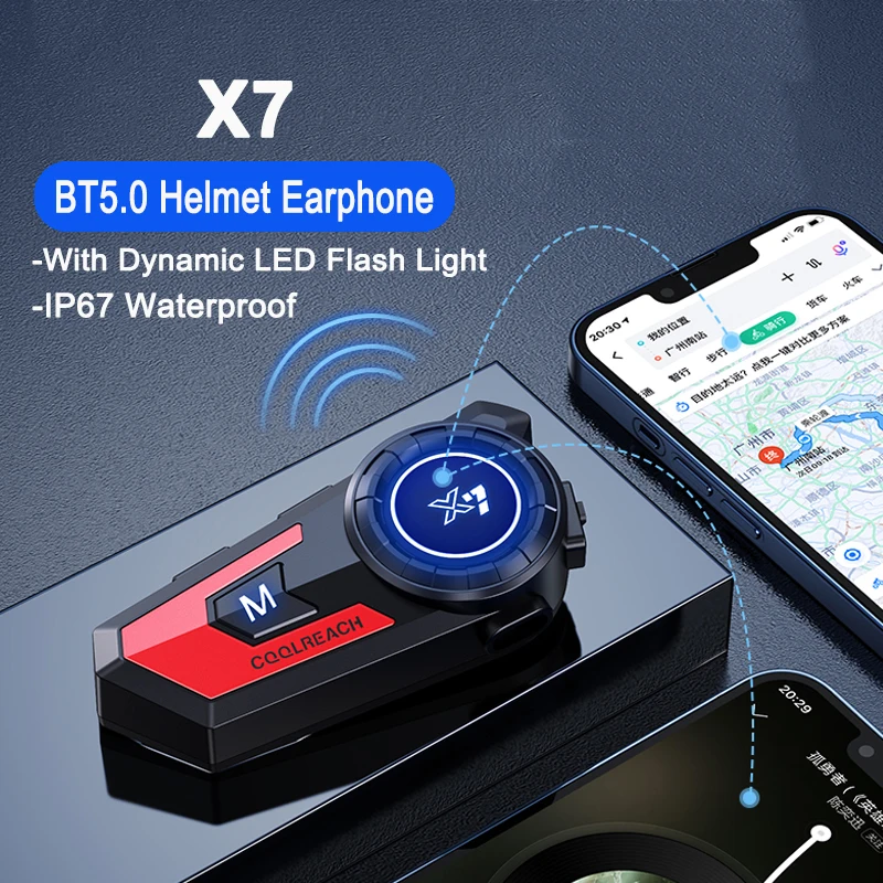 

Bluetooth-гарнитура для шлема, беспроводные наушники для езды на мотоцикле и занятий спортом