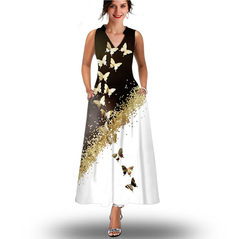 

Летнее сексуальное женское длинное платье на бретельках, элегантное повседневвечерние праздничное пляжное платье, облегающие черные плат...