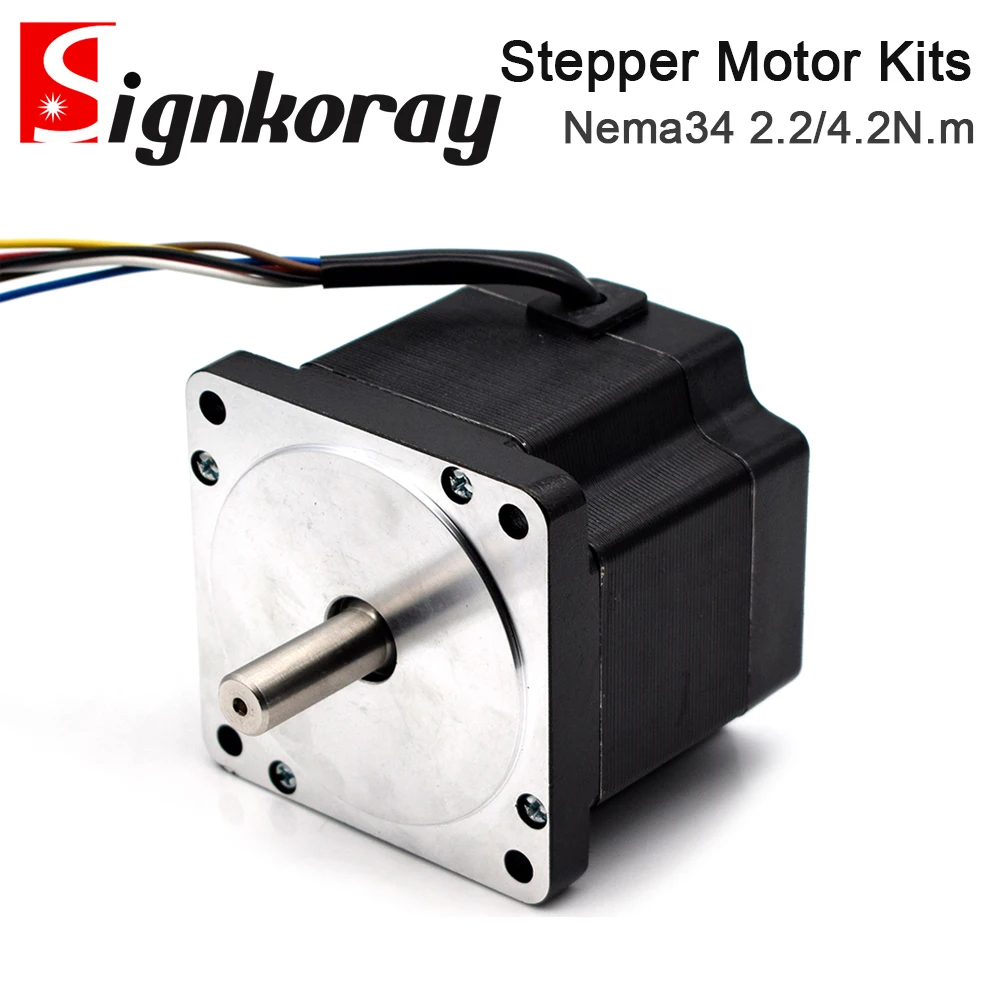 Шаговый двигатель SignkoRay Leadshine Nema34 863S22 2 Нм 863S42 4 и шаговый драйвер 3DM580S