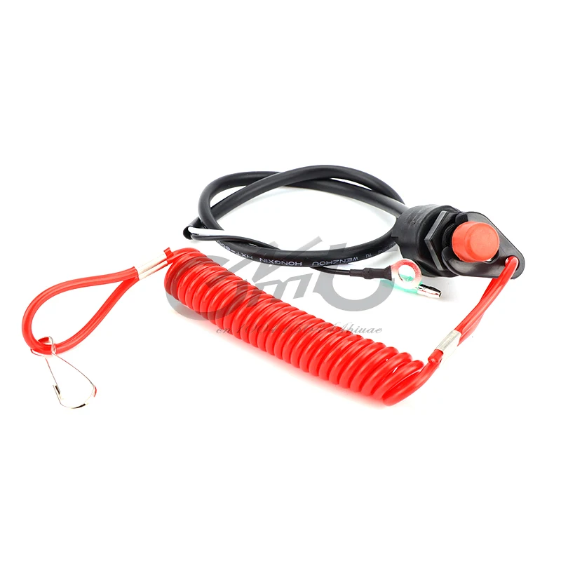 

Boat Outboard Engine Motor Kill Stop Switch Safety Tether Lanyard Motorcycle Scooter ATV Accessories Switches