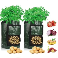 potato grow bag pe vegetable onion plant bag with handle thickened garden carrot taro peanut growing bag garden pots planters