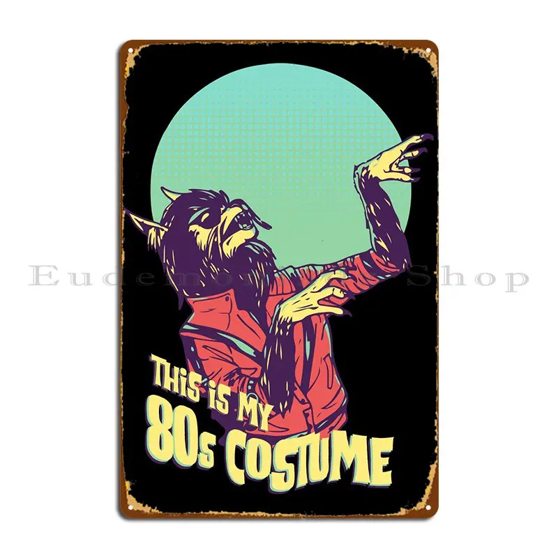 

80s Halloween Retro Gift Metal Signs Designing Wall Plaque Pub Cinema Custom Tin Sign Poster
