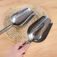 multi purpose stainless steel ice shovel stainless grain flour scoops ice cube shovel kitchen accessories