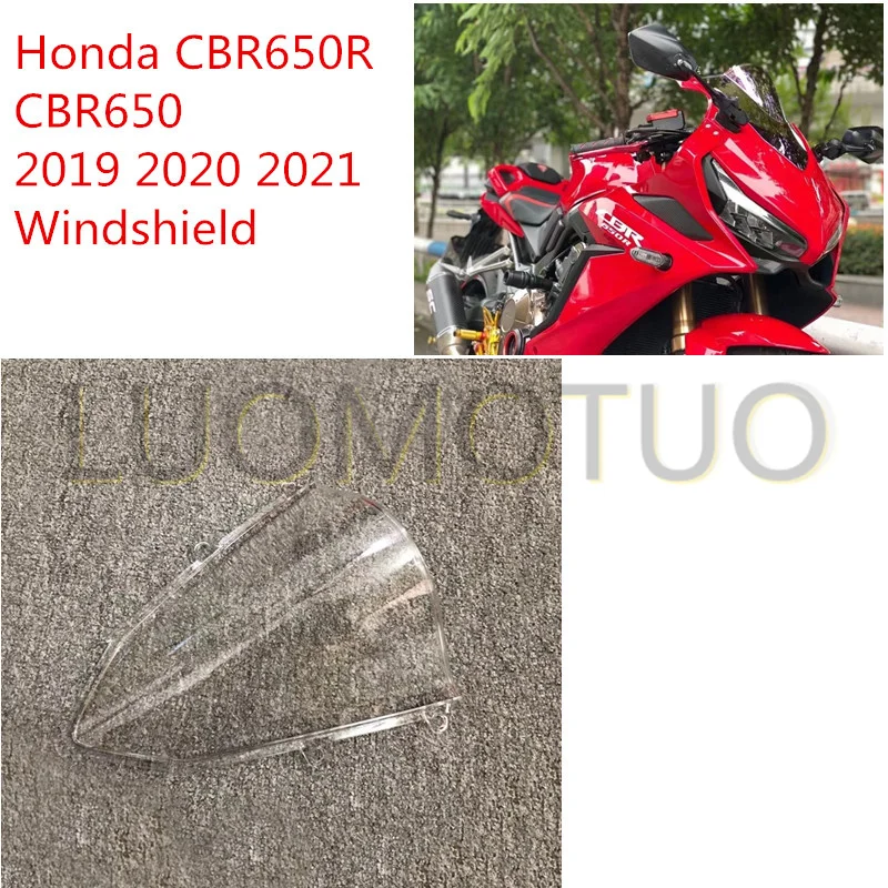 

Fit For Honda CBR650R CBR650 2019 2020 2021 CBR 650 R Motorcycle Windshield WindScreen