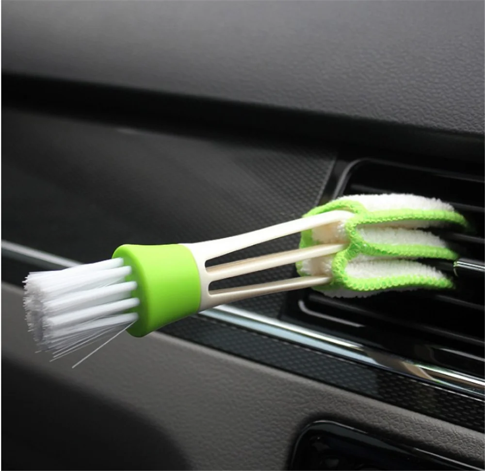 

Принадлежности для салона автомобиля 2 в 1, щетка для чистки, вентиляция, выходное отверстие, пылезащитный зазор, оконная клавиатура, автозапчасти, универсальные