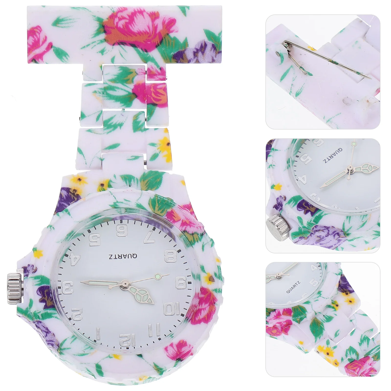 

1 Pc Lavender Delicate Prime Alloy Watch Pocket Watch Elderly Pocket Watch