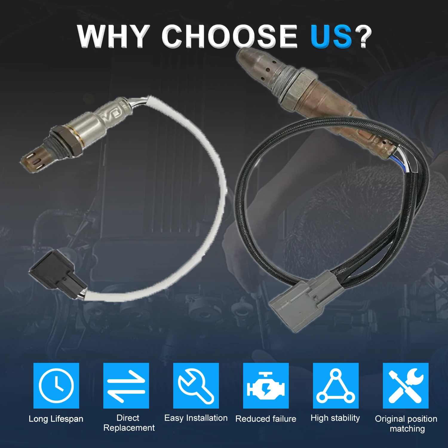 234-9149 234-4906 Новый вверх + потоковый кислородный датчик O2 22693-4CL0A 226A0-9BF0B для 2014 2015 2016