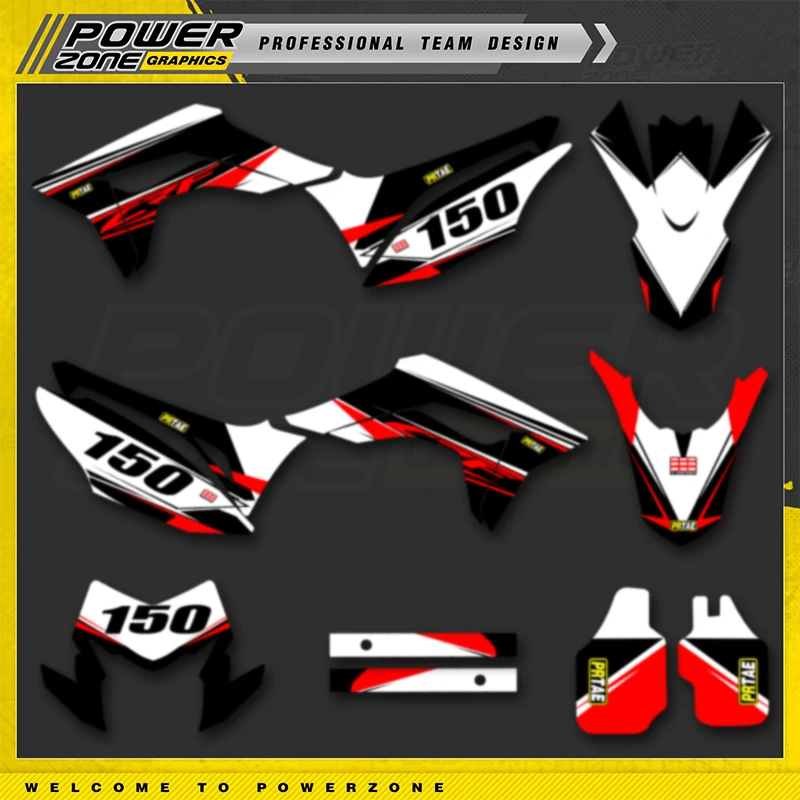 Наборы наклеек с графическими наклейками для мотоцикла Powerzone Honda CRF150L 2018 2019 2020 2021