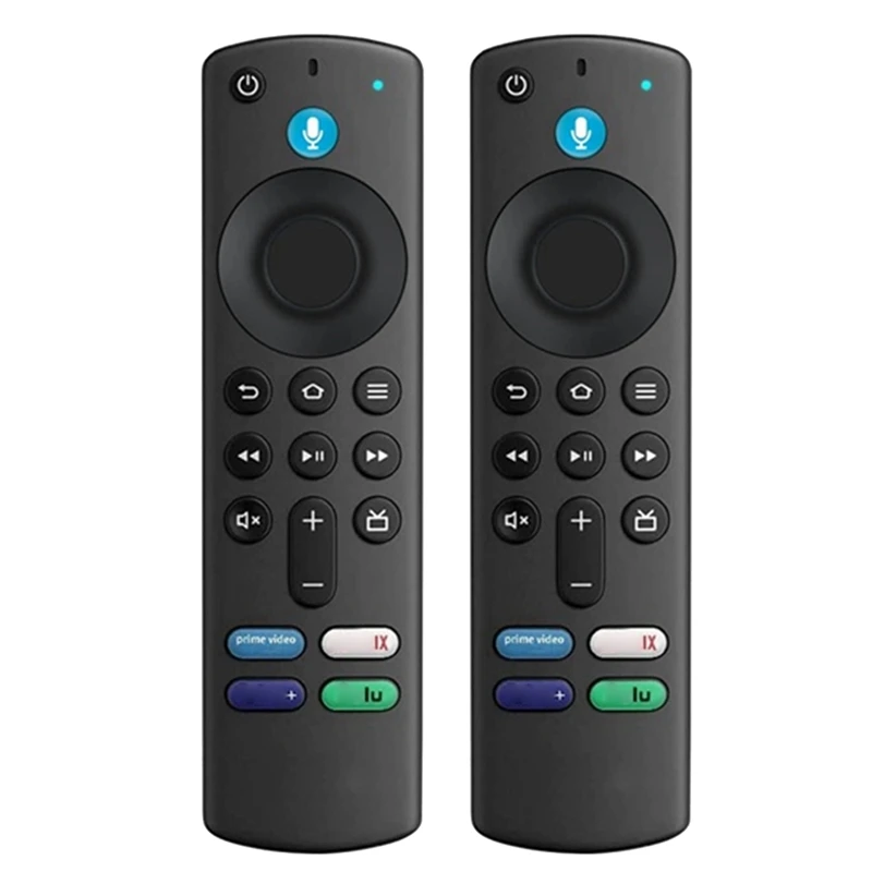2 шт. L5B83G голосовой пульт дистанционного управления Черный ABS для Amazon Fire TV Stick 3Nd Gen