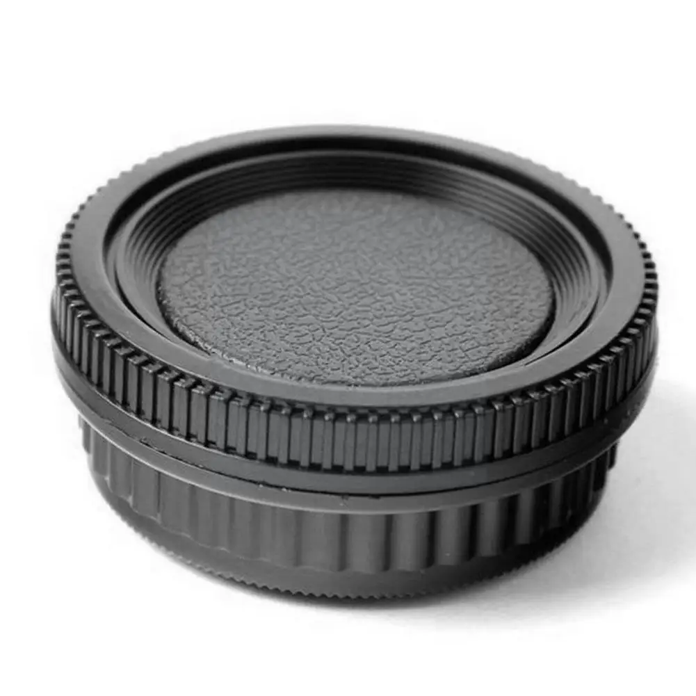

1 Pair Rear Lens Cap Cover+camera Front Body Cap For Pentax Pk K Mount Dslr Cameras Lens Protector Cover B8s3