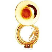 golden musical instrument sun jysp m370 b flat western large brass musical instrument sousaphone professional mondel