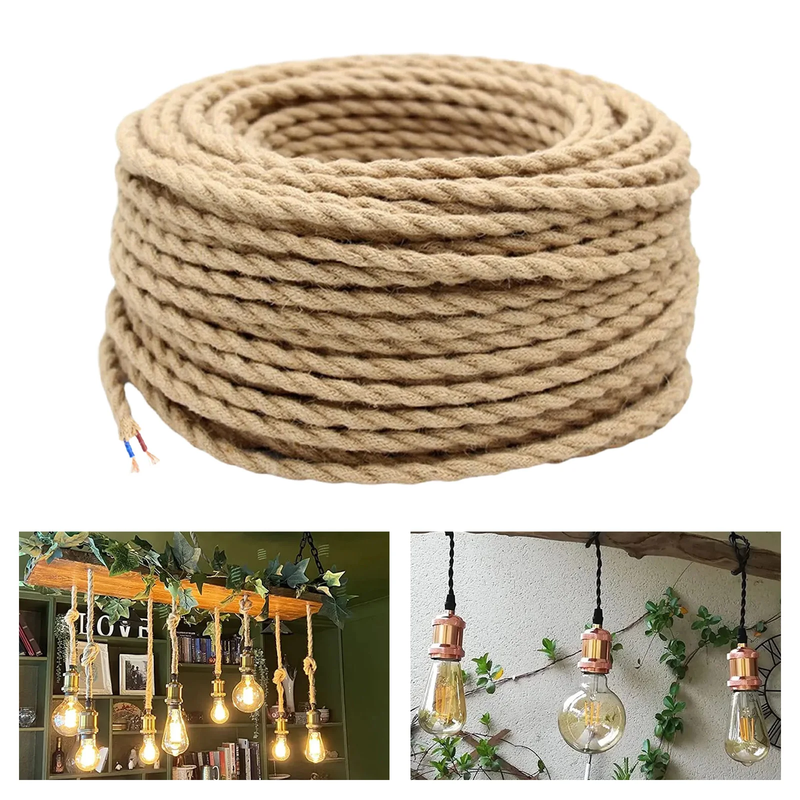 Электрический шнур потолочные светильники Проволочная веревка для настольной