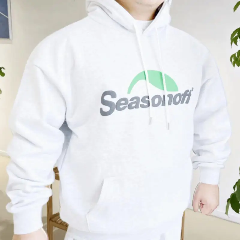 

Мужская толстовка Корейская версия свободного покроя, спортивная куртка с длинными рукавами для бега, тренировок, фитнеса и отдыха с надпис...