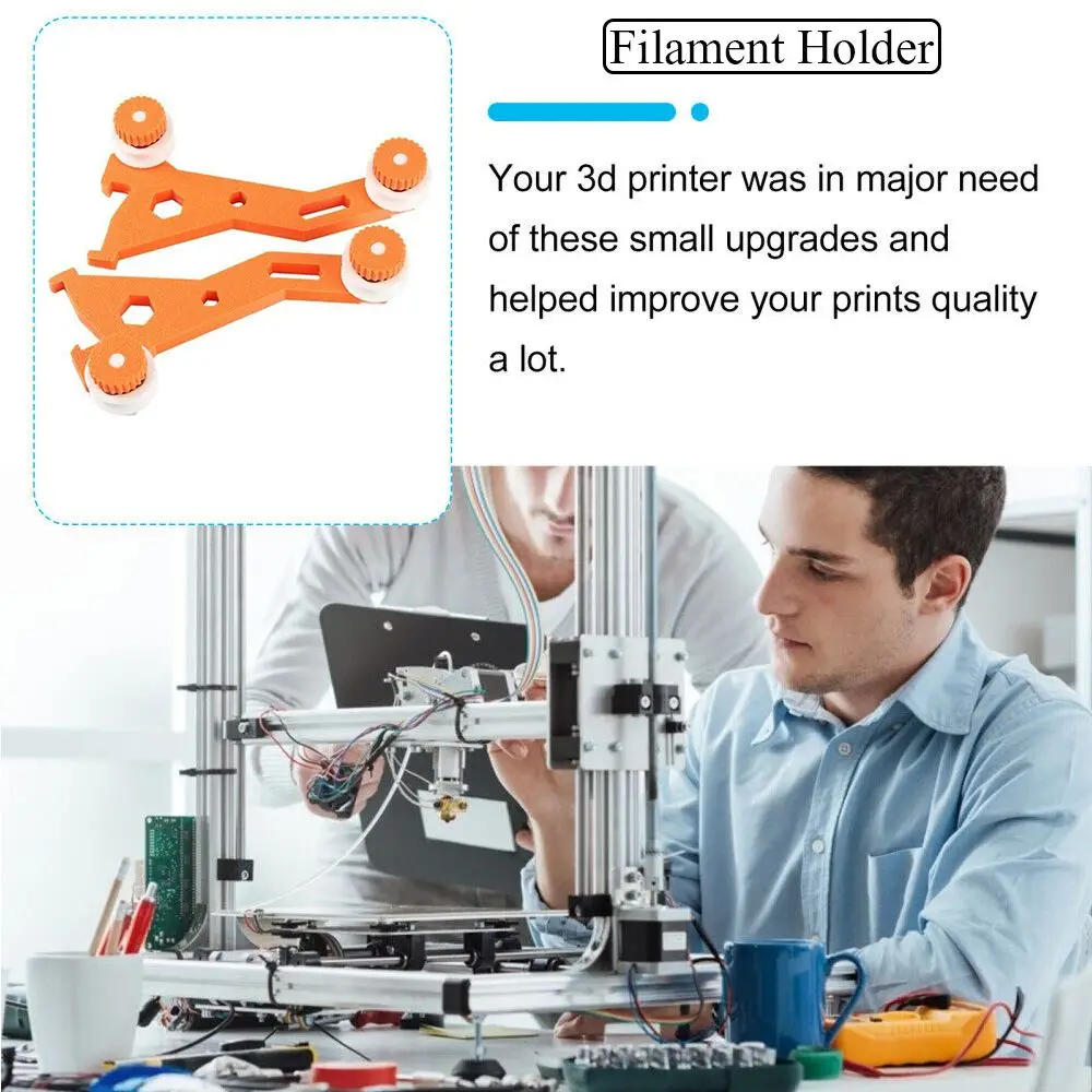 

For Prusa i3 3D Printer Accessories Filament Holder 3D Printer Parts Consumable Rack Filament BracketFor Prusa i3