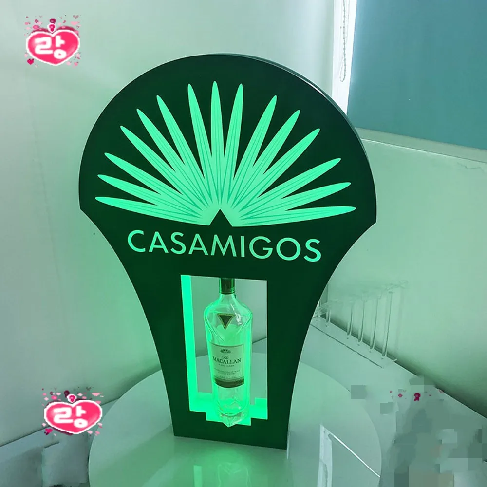 

Casamigos Tequila Bottle Presenter Led Acrylic Glorifier VIP Service For Nightclub Lounge Bar