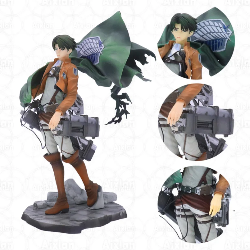 30cm Rival Ackerman Attack on Titan Anime Figure Shingeki no Kyojin Action Sentinel Figurine Model Doll |
